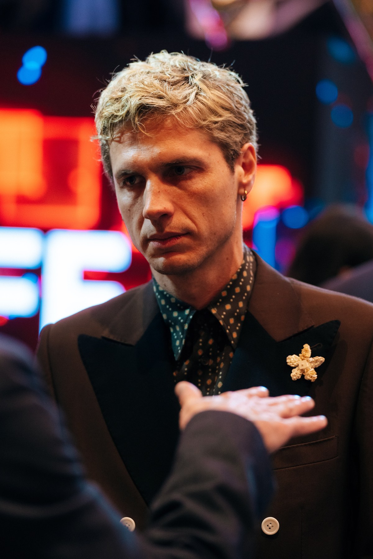 Gabriel Bosisio, creative director and generative artist, at a film festival